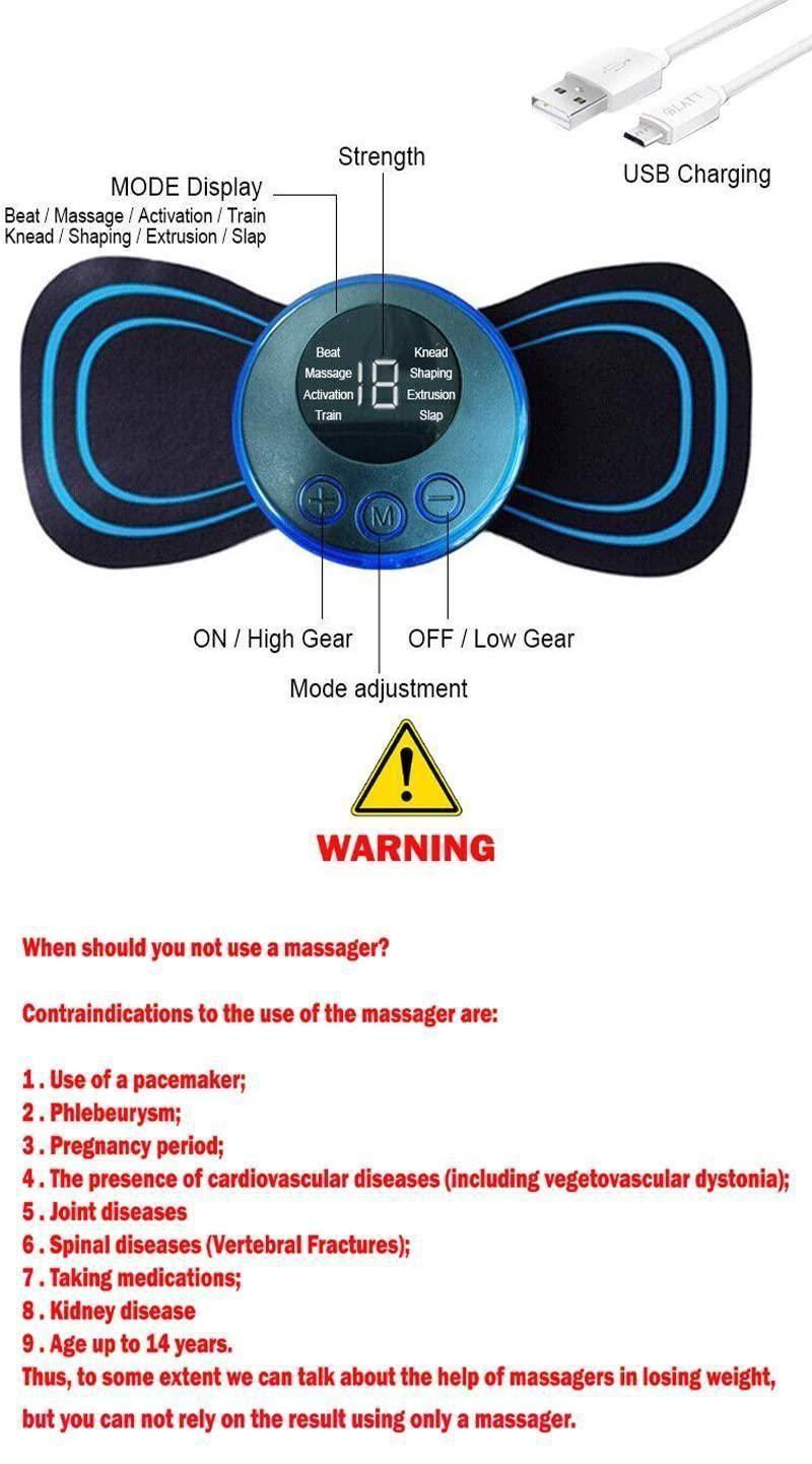 NEVENUE® - EMS Butterfly Massager - Image 5